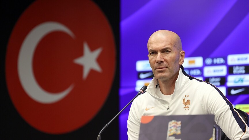 Fransa Milli Takımı Teknik Direktörü Zinedine Zidane: Türkiye çok iyi bir takım haber görseli