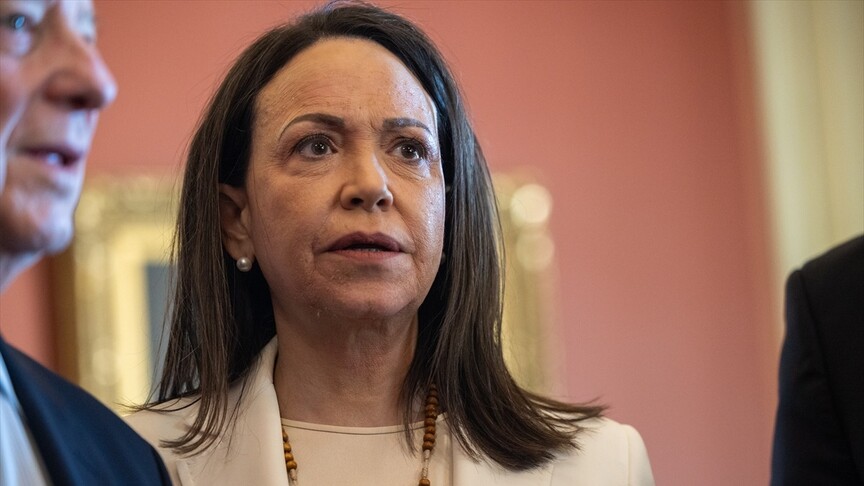 Venezuela's Opposition Leader Machado Remains in Exile as Interim President Prepares UN Address