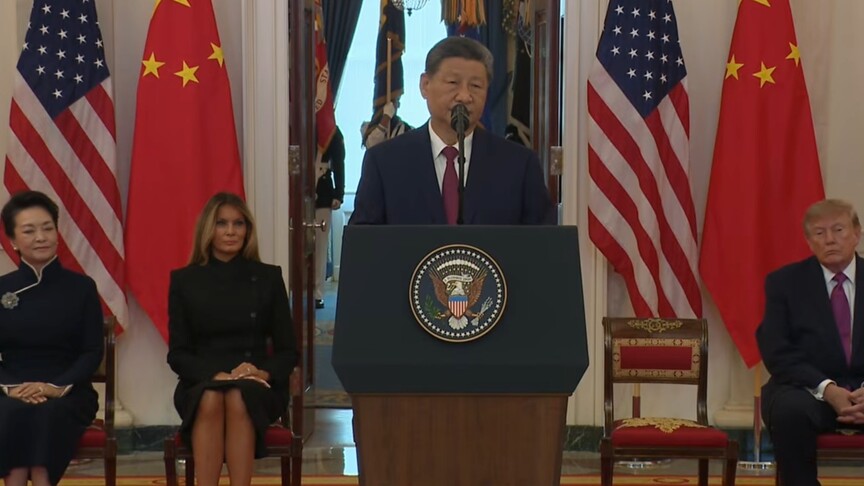 Xi calls for trust and 'healthy' competition as Trump hosts Chinese leader