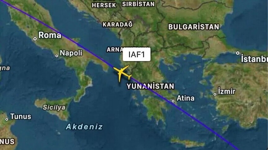 Pavarësisht urdhrit të GJNP së  avioni i Netanyahut përdori sërish hapësirën ajrore të Greqisë  Italisë dhe Francës