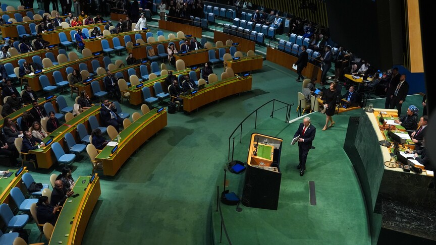 Filistin asıllı milletvekili Tibi'den BM'de boş salona hitap eden Netanyahu'ya "gönüllü göç" göndermesi