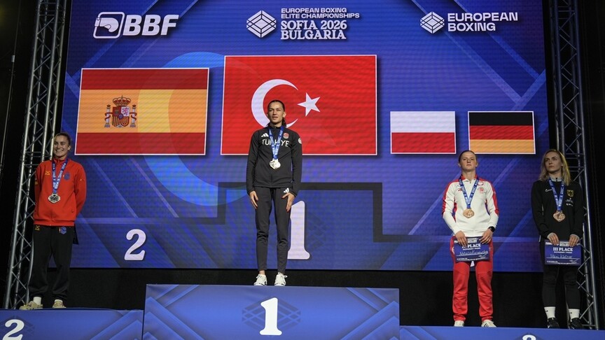 Milli boksör Hatice Akbaş, 2026 Avrupa Boks Şampiyonası'nda altın madalya kazandı
