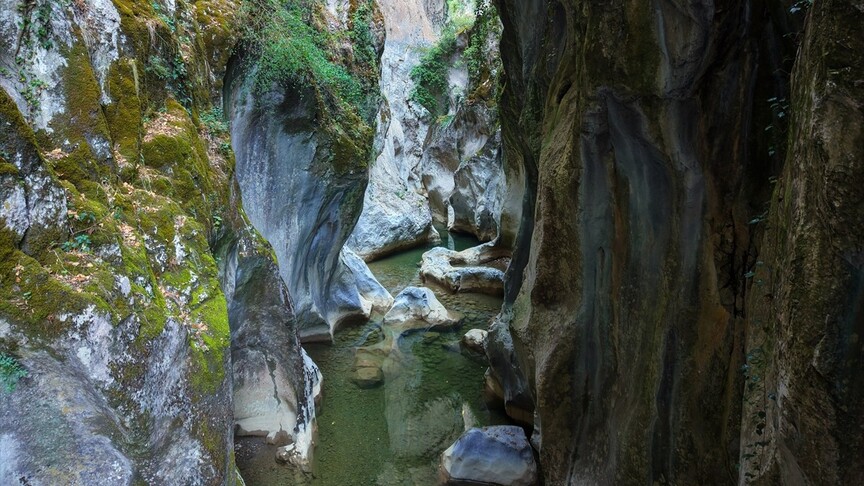Kastamonu'nun "saklı cenneti" Saltuklu Kanyonu doğa tutkunlarını bekliyor