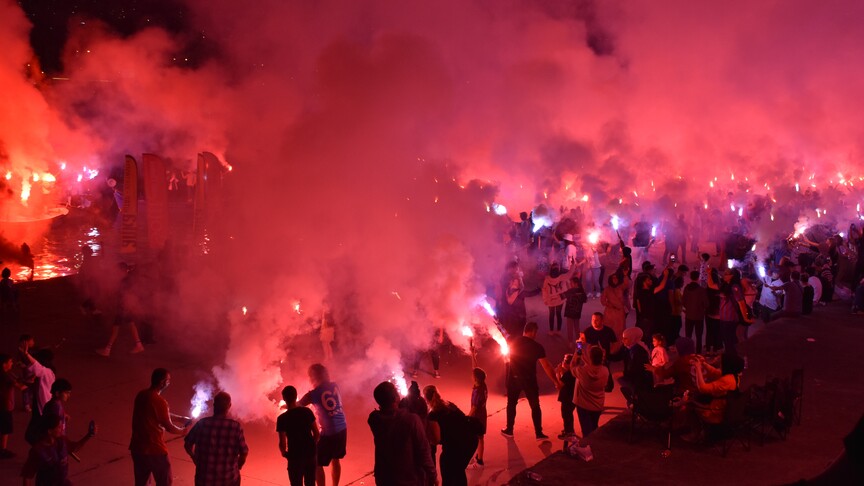 Bordo-mavili renkler, Trabzon'da buluşuyor