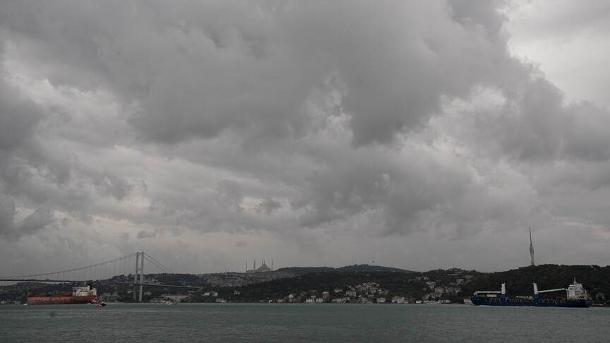 İstanbul'da yağışlı hava