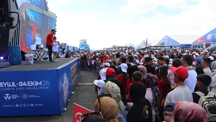 TEKNOFEST Güneydoğu'da çocuklar için "bilim şovu" gerçekleştirildi