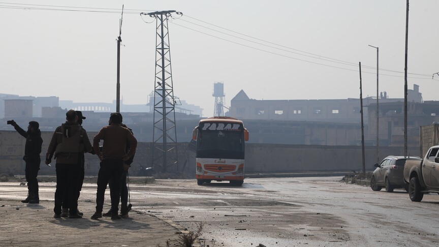 State media reports deaths, injuries after bus attacked in western Syria