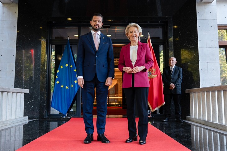 Milatoviq me von der Leyen  Mali i Zi gati për anëtarësim në BE në vitin 2028