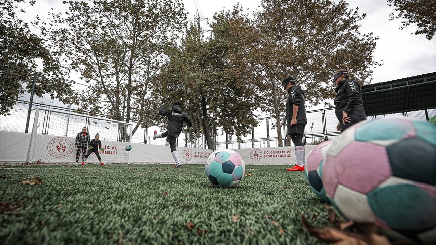 Görme Engelli Kadın Milli Futbol Takımı'nın Avrupa Şampiyonası'nda hedefi zirve