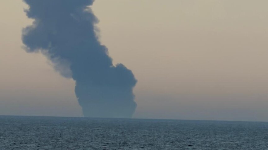 Supertanker Reportedly Hit, Catches Fire Off Oman's Coast in Strait of Hormuz