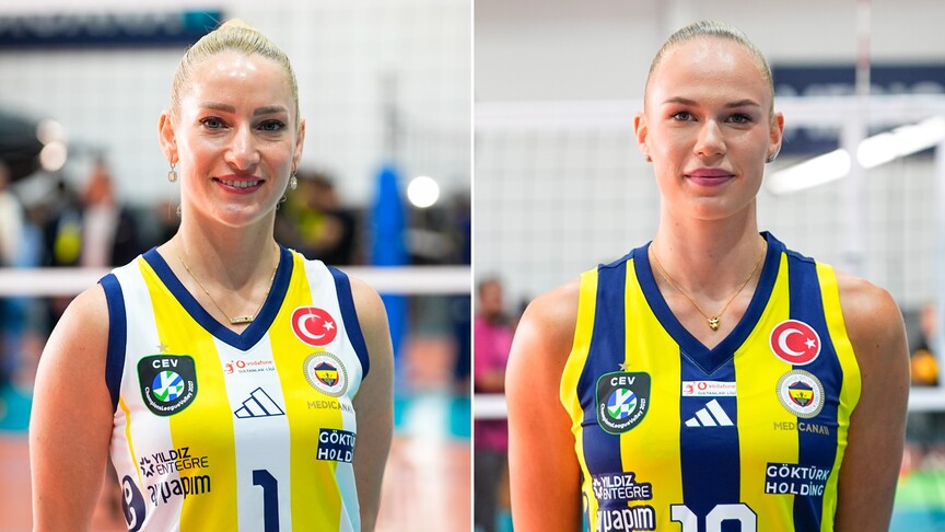 Fenerbahçe Medicanalı voleybolcular Gizem Örge ile Fedorovtseva, takımın gücüne güveniyor haber görseli