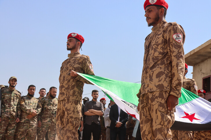 Syrians rally in Hasakah to demand faster integration of SDF and stronger state presence