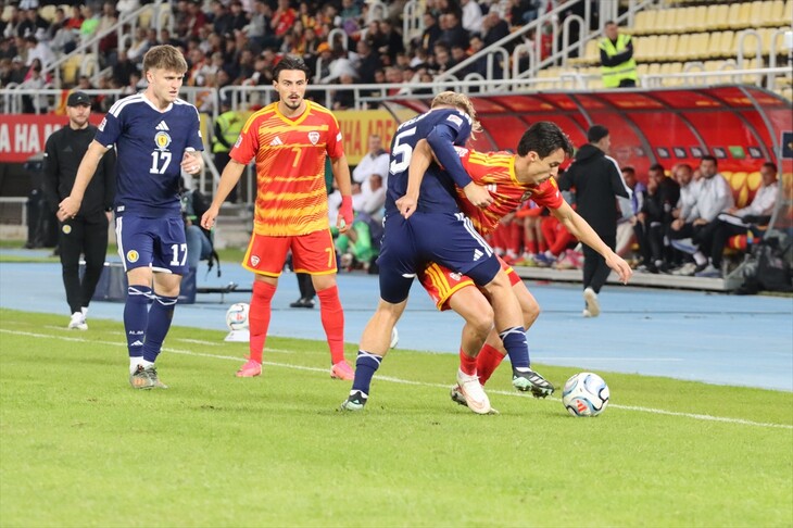 Liga e Komveve  Maqedonia e Veriut mundet 0 2 nga Skocia në shtëpi