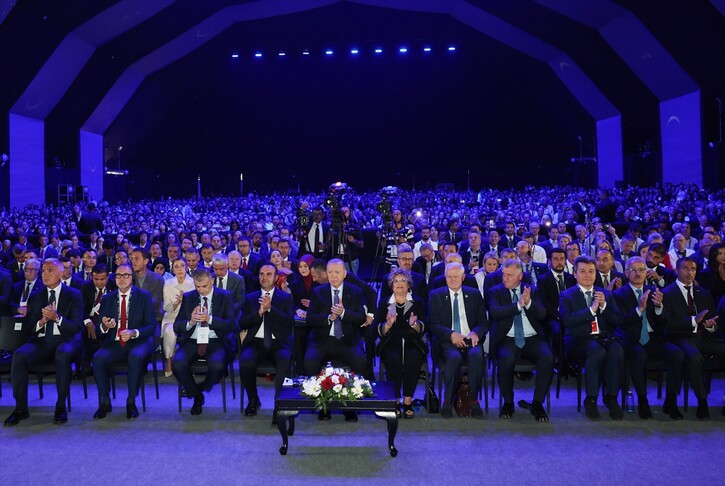 Serokomar Erdogan beşdarî vekirina 