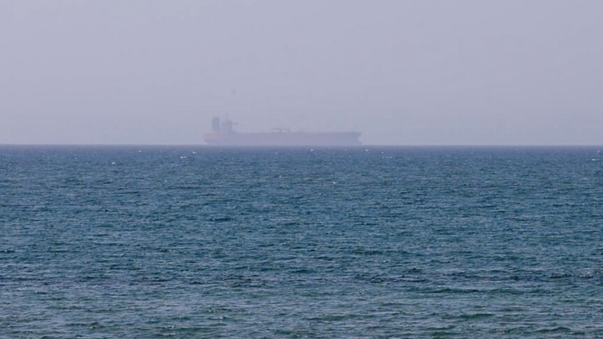 Panamanian-flagged vessel hit and catches fire off coast of Oman