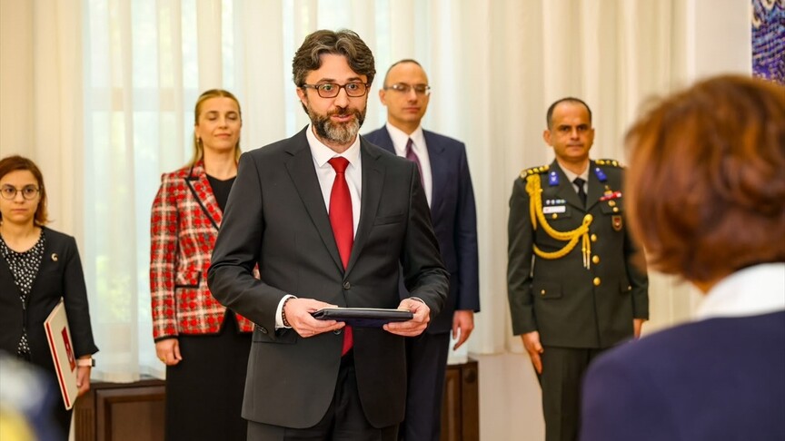 Türkiye'nin Üsküp Büyükelçisi Aktaş, Kuzey Makedonya Cumhurbaşkanı Davkova’ya güven mektubunu sundu