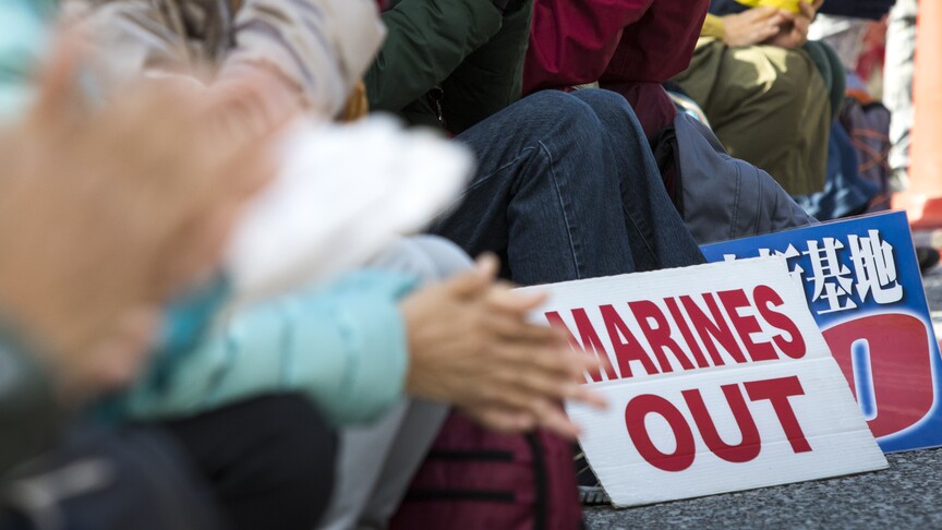 US forces in Okinawa impose 48-hour pause after Marine arrested on suspicion of murder