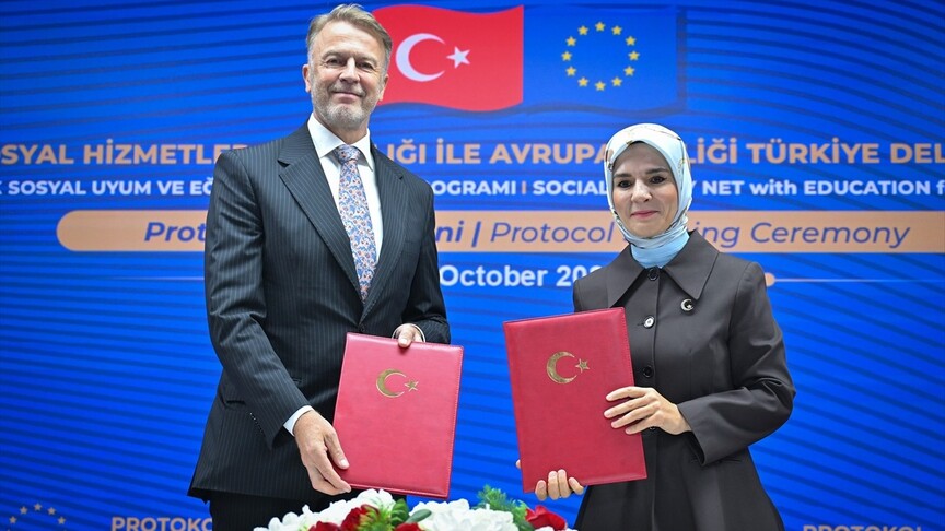 Aile ve Sosyal Hizmetler Bakanlığı ile AB Türkiye Delegasyonu arasında işbirliği protokolü imzalandı