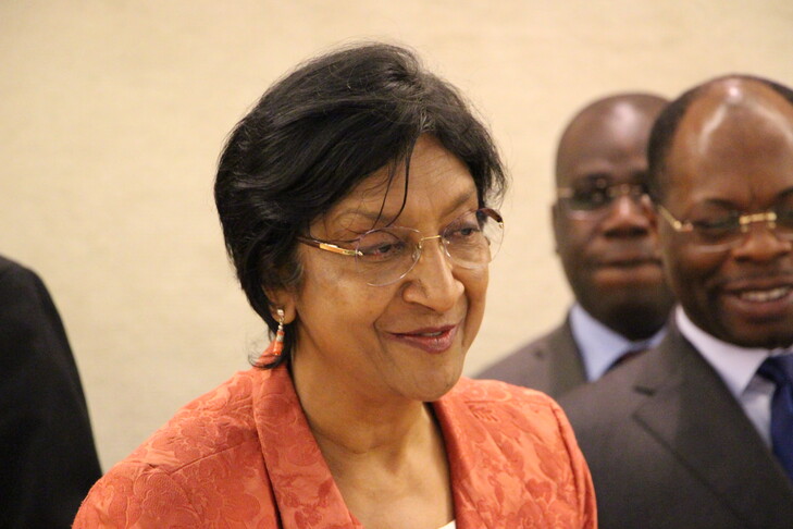 Fituesja e Çmimit Nobel për Paqe  Navi Pillay bën shaka për ndarjen e çmimit me Trumpin