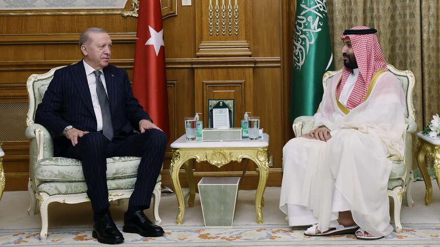 Cumhurbaşkanı Erdoğan, Suudi Arabistan Veliaht Prensi Bin Selman ile görüştü