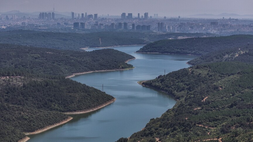 İstanbul'a su sağlayan barajlardaki doluluk bir günde yüzde 7,16 arttı