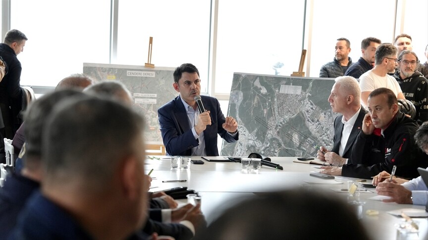 Bakan Kurum'dan İstanbul'daki sele ilişkin paylaşım haber görseli