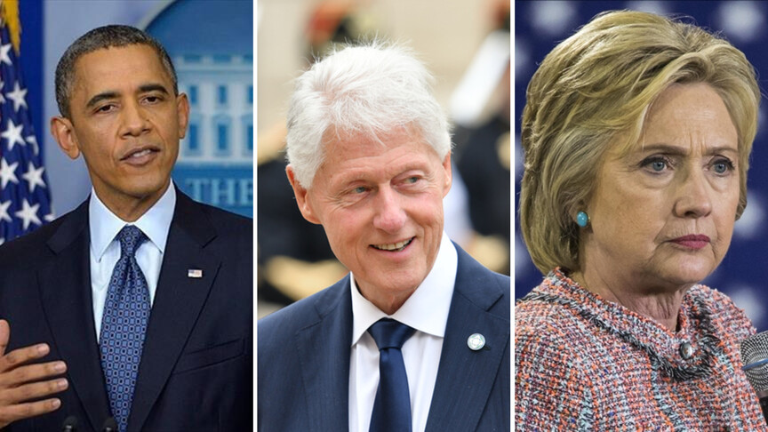 ABD Başkanı Trump'tan "Obama ve Clintonların itibarını halen yerle bir edebileceği" yorumu
