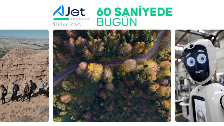 60 saniyede bugün (18 Ekim 2026) haber görseli