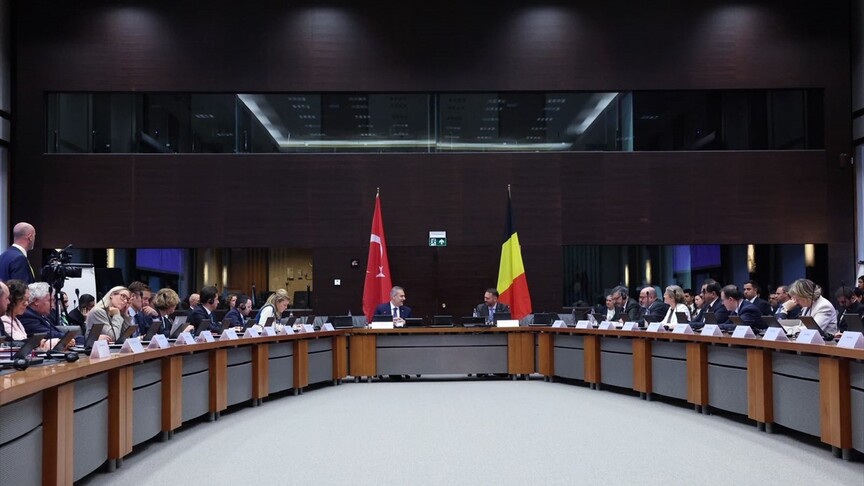 Bakanlar Fidan, Gürlek ve Çiftçi, Türkiye-Belçika üçlü bakanlar toplantısına katıldı