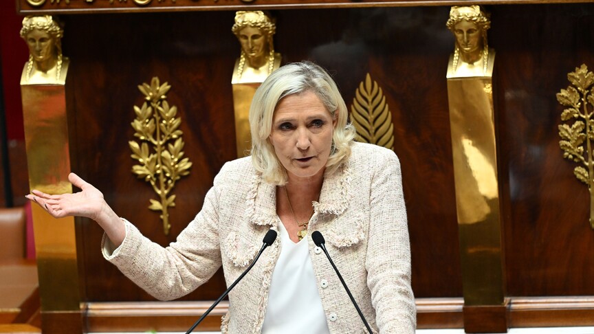 Fransa'da cumhurbaşkanı adayı Le Pen, hükümetin sarı yeleklilerin eylemini yönetemediğini söyledi