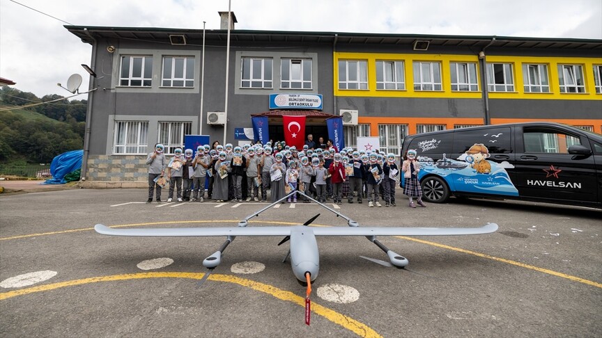 HAVELSAN, Trabzon'un köy okullarında 500 öğrenciyi teknolojiyle buluşturdu