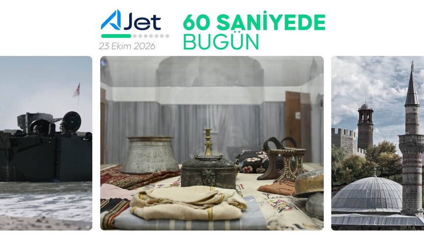 60 saniyede bugün (23 Ekim 2026) haber görseli