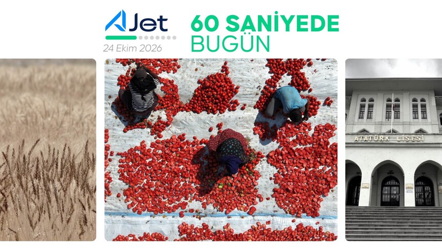 60 saniyede bugün (24 Ekim 2026) haber görseli