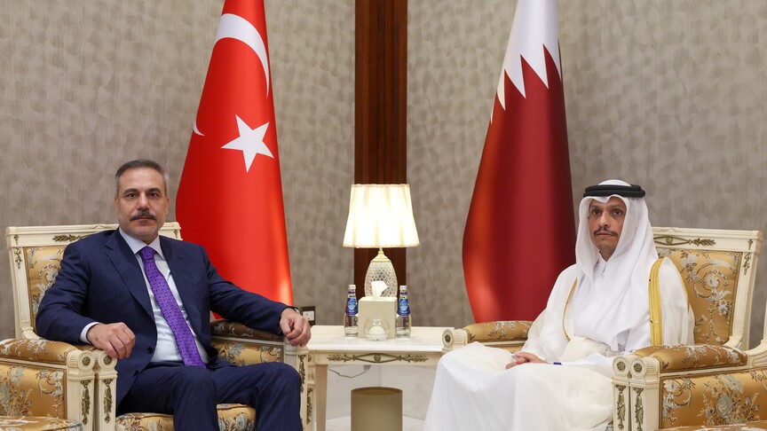 فيدان يبحث مع رئيس الوزراء القطري الوضع الأمني في الخليج
