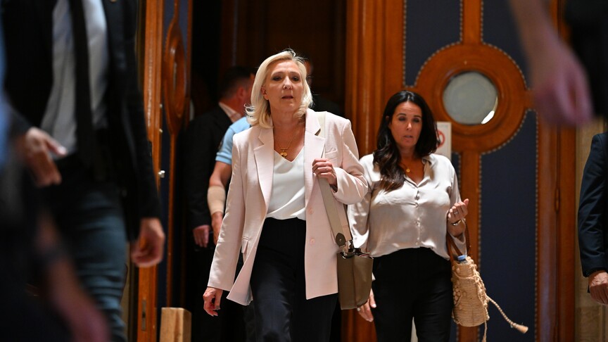 Marine Le Pen vows to restore 'rule of law' in France if elected president