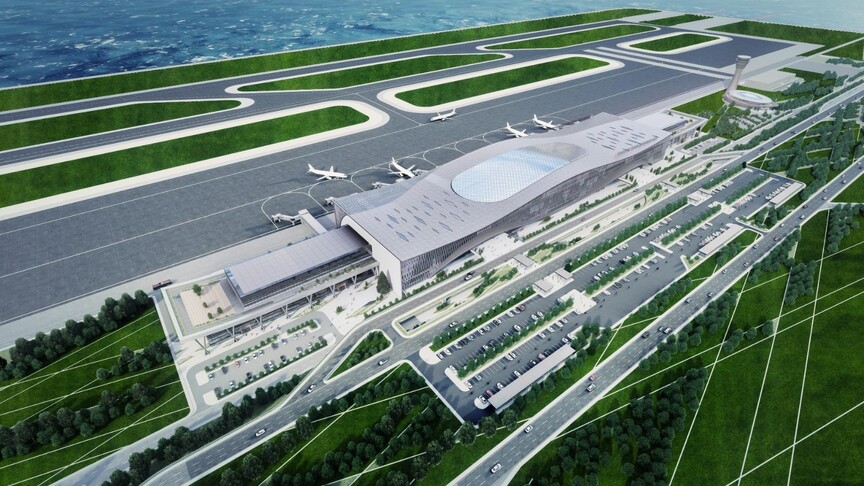 Trabzon Yeni Havalimanı'nda şantiye çalışması başladı