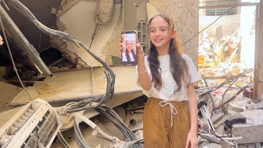 Gaza girl Nesreen among top 8 content creators worldwide