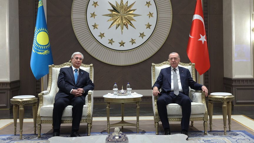 أردوغان: سنعزز شراكتنا الاستراتيجية مع كازاخستان في مختلف المجالات