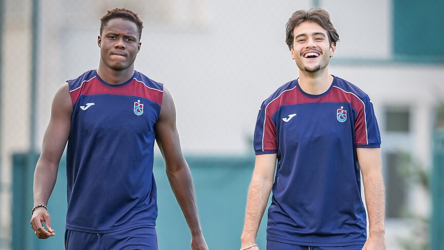 Trabzonspor'dan Franculino Dju ve Aral Şimşir'in sağlık durumuna ilişkin açıklama