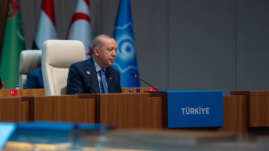 أردوغان: حددنا خطوات ملموسة في إطار شعار "وحدة في اللغة والفكر والعمل"