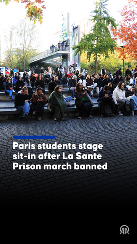 Students rally against police repression in Paris despite protest ban - Anadolu Ajansı