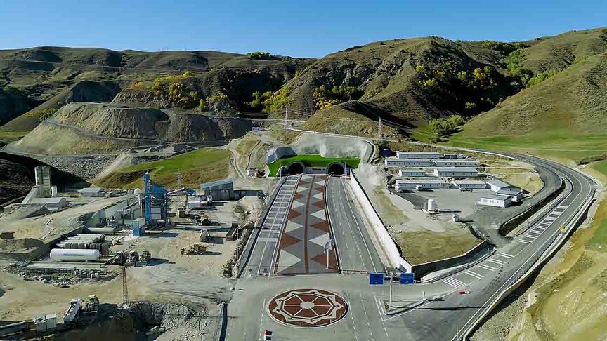 Erzurum-Rize yolundaki Dallıkavak Tüneli yarın hizmete açılacak