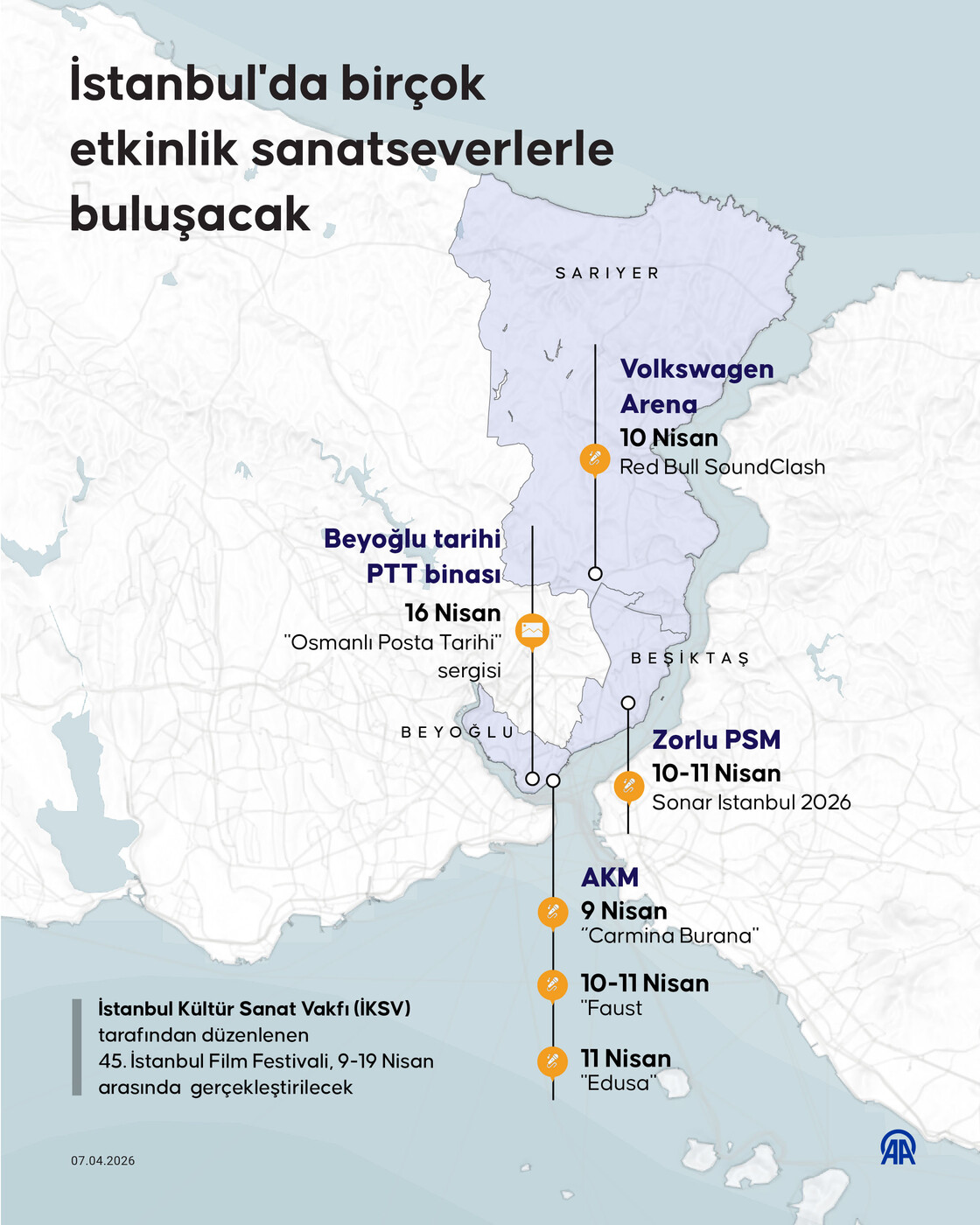 İstanbul bu hafta birçok etkinliğe sahne olacak