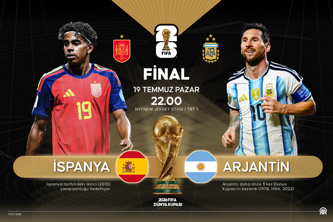 2026 FIFA Dünya Kupası'nda İspanya ve Arjantin finalde karşılaşacak