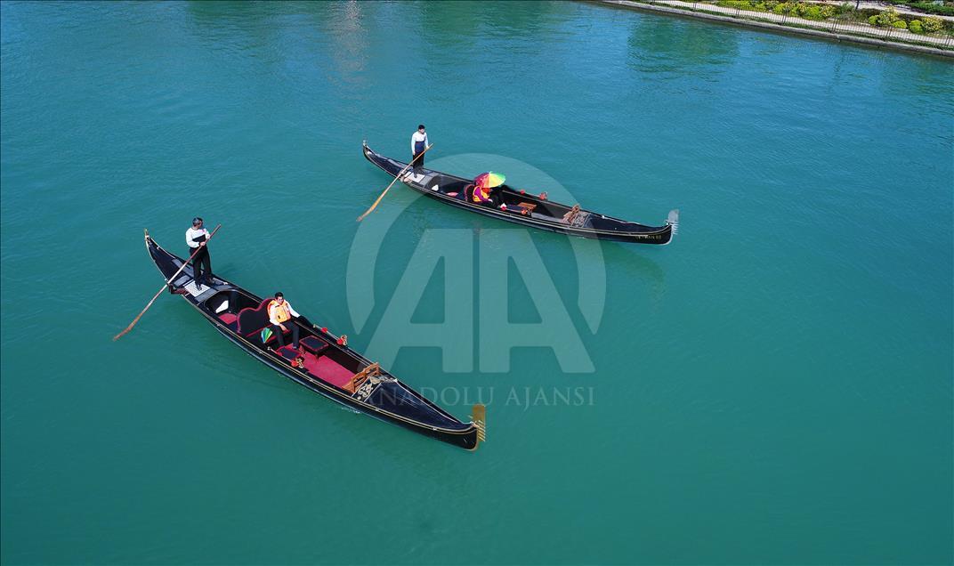 Seyhan Nehri gökyüzünden görüntülendi 