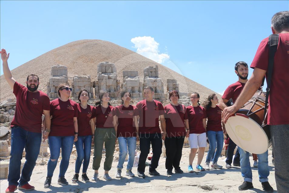 چشم انداز زیبای طلوع و غروب آفتاب در ارتفاعات نمرود
