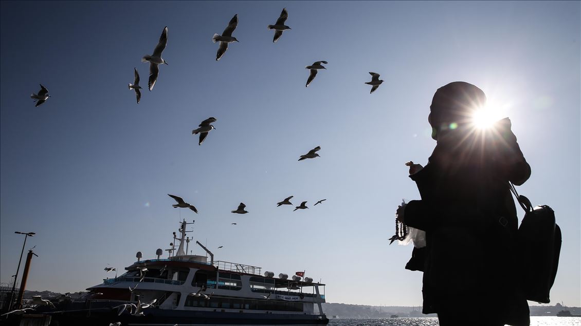 İstanbul'da güneşli gün