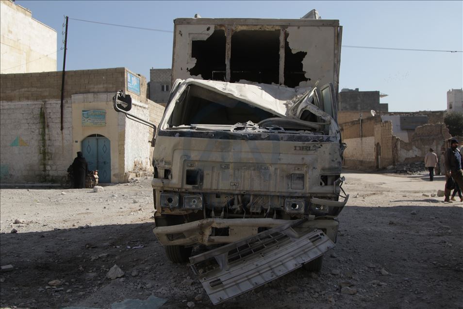 Российская авиация нанесла удар по городу Эль-Баб в Сирии
