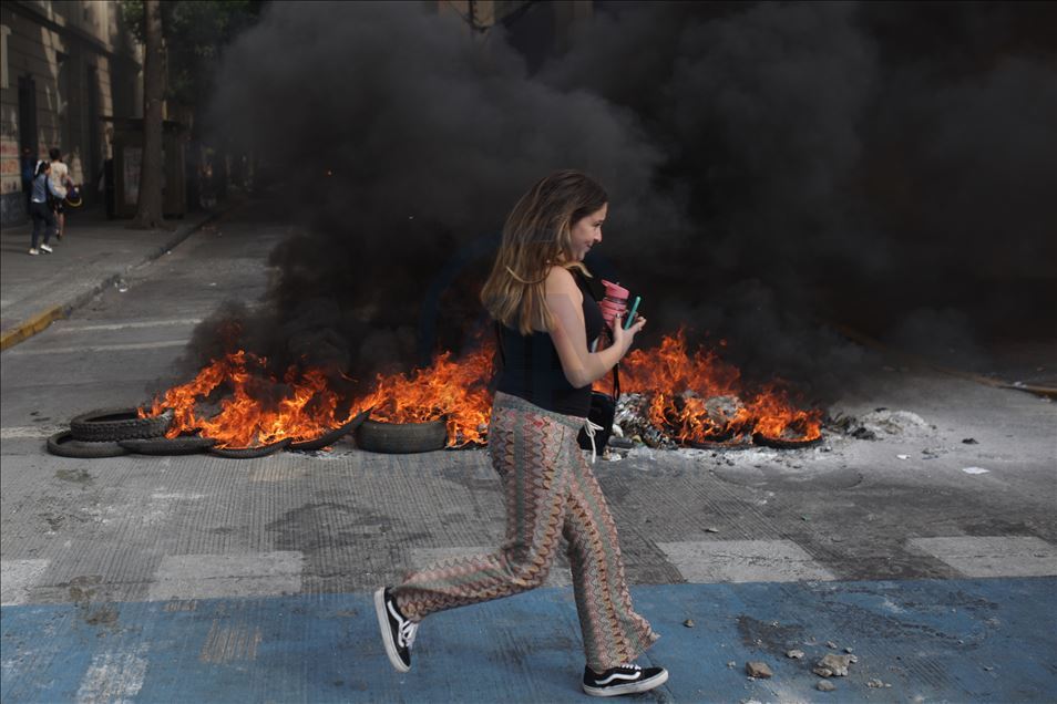 Mass protest in Chile