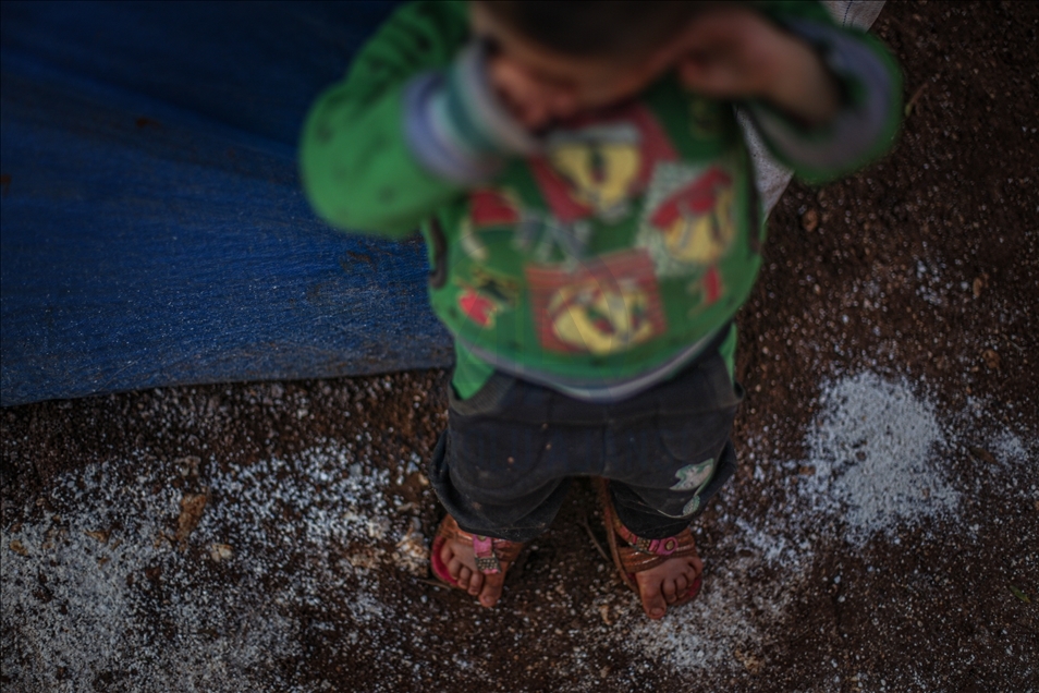 وضعیت دشوار آوارگان سوری در اردوگاه‌های چادری ادلب